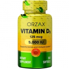 ORZAX VITAMIN D3 5.000 IU Орзакс Витамин D3