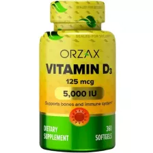 ORZAX VITAMIN D3 5.000 IU Орзакс Витамин D3