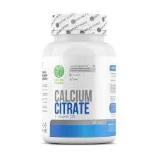 Nature Foods Calcium Citrate + D3 90 caps