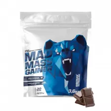 Siberian Nutrogunz Напиток белковый сухой растворимый Mad mass gainer 3600g ЧЗ
