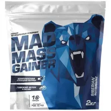 Siberian Nutrogunz Напиток белковый сухой растворимый Mad mass gainer 2000 g ЧЗ