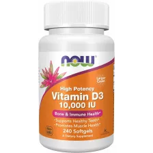 Now Vitamin D3-10000 IU: 240 softegels