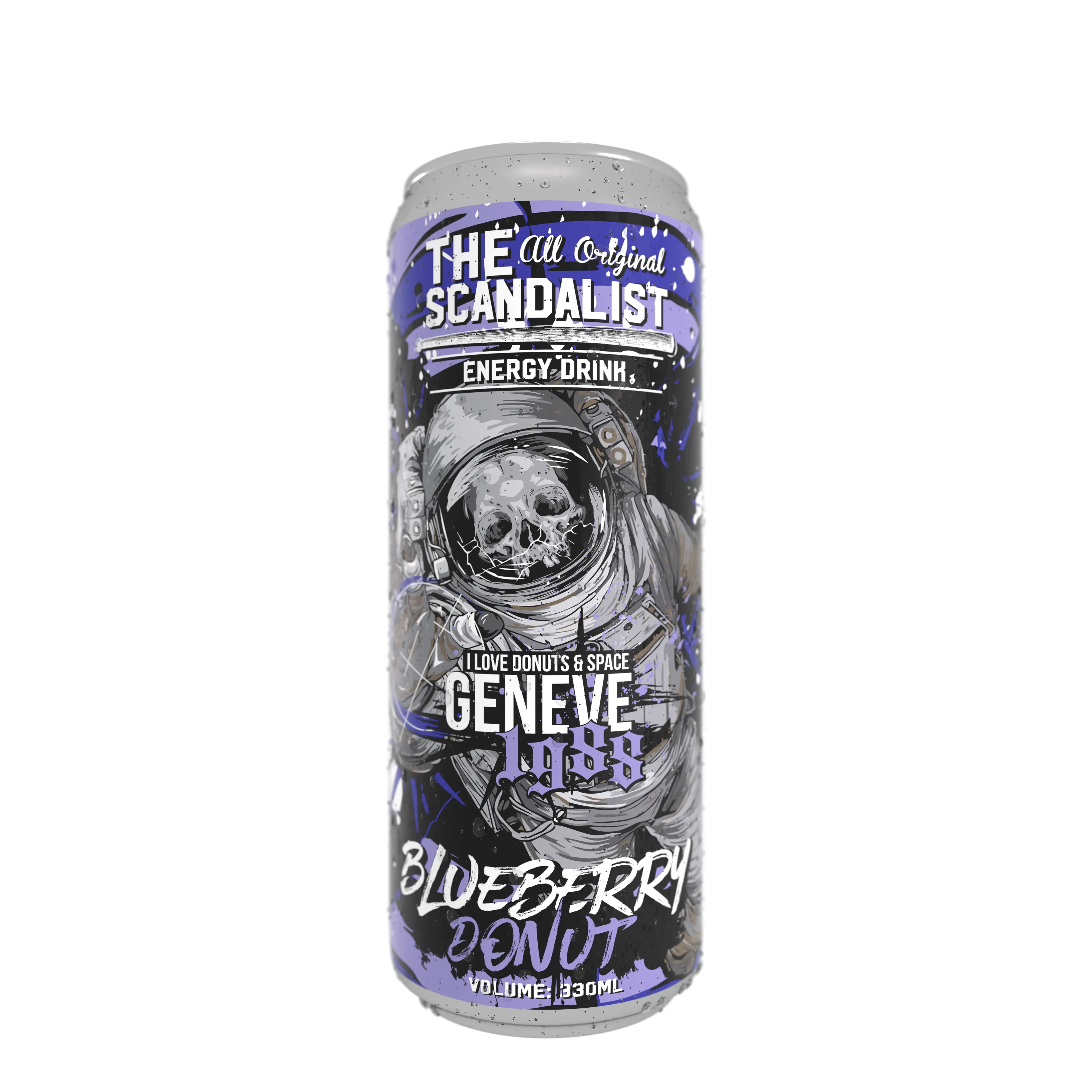 The Scandalist ENERGY DRINK напиток энергетический, газированный, безалкогольный 330ml (Geneve 1988) 1 шт ПРОМО